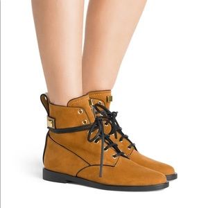 COPY - Stuart Weitzman Ryder moto bootie suede 6.5